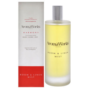 Harmony Room Mist by Aromaworks for Unisex - 3.38 oz Room Spray